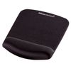 Fellowes PlushTouch Mouse Mat with Wrist Support Featuring Microban Antimicrobial Protection, Black 9252003