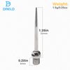 DRELD 10pcs Dart Steel Tips Screw in, Standard 2BA Thread Darts Needle Replaceable Points Accessories 32MM