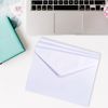 30 White Envelopes C5 for A5 Cards Gummed Diamond Flap
