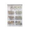 Assorted Metal ZINC Coated Various Sizes Flat WASHERS KIT Set UK