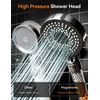Magichome Shower Head, High Pressure Filter Shower Head with 5 Modes, Universal Hard Water Filter Showerhead with Replaceable Beads