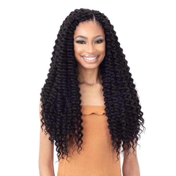 Freetress Crochet Braid - 3X SOULFULL CURL 20" (4 Medium Brown)
