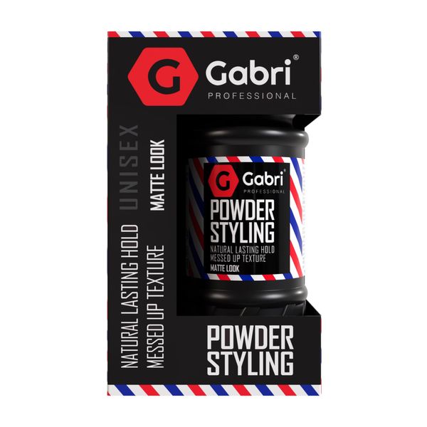 Gabri Professional Hair Styling Powder Wax Hair Lifting Powder Styling 21g, Pack of 1 (Matte Look)