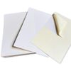 100 Pack of A6 Solid 1 Sides Label NO-CUT Peel and Stick Click Post for (Back Side Slit)
