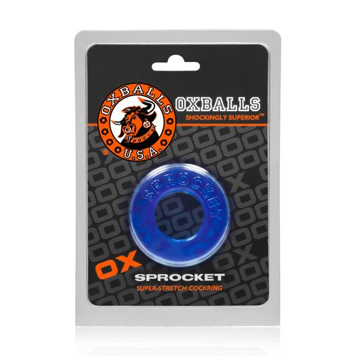 OXBALLS Sprocket Cock Ring, One Size, Ice