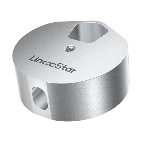 YaCeSyn Starlink Mini Tripod Adapter, Aluminum Alloy Mount Adapter for Starlink Mini 1/4"-20 and 3/8"-16 Threaded, Travel Essentials, RV, Camping, Vans, Use with Pipe Adapter/Other Mounting Brackets