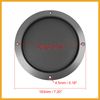 Partuto 2pcs 6.5" Gray Car Mesh Speaker Cover Grill Subwoofer Protector Replacement