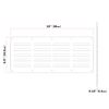 Stanbroil Stainless Steel Venting Panel for Grill Accessory, 15" by 6-1/2"