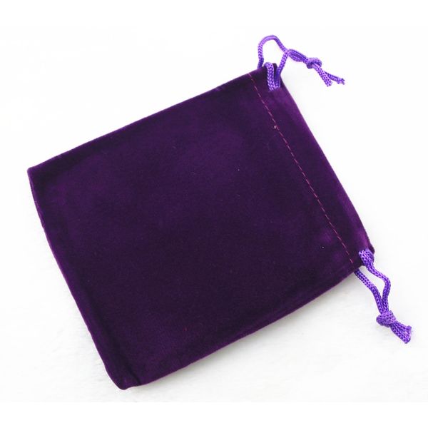 AEAOA 3.6x4.8 Inches Pack of 25 Purple Velvet Gift Bags Drawstring Jewelry Pouches Candy Bags Wedding Favors