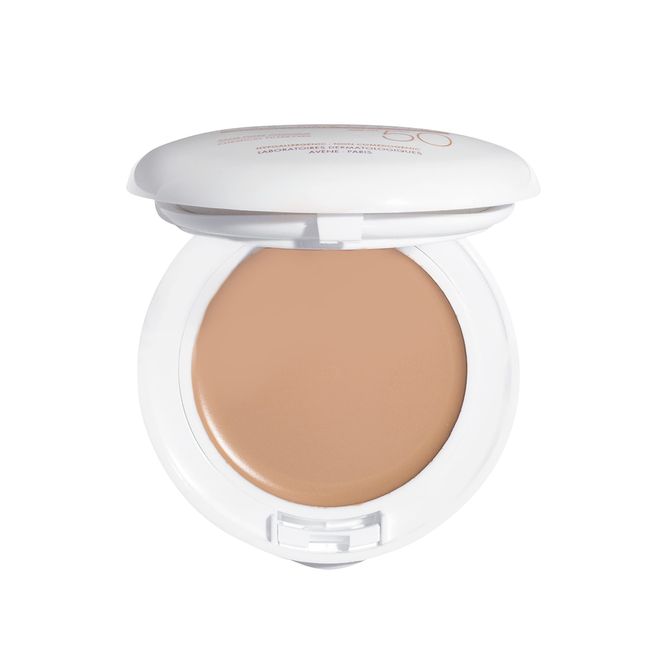 Eau Thermale Avene Mineral High Protection Beige Tinted Compact, Broad Spectrum SPF 50 - UVA/UVB Blue Light Protection - net wt. 0.35 oz.