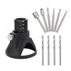 ANCLLO 11 Set Rotary Multi Tool Guide Attachment Kit Router Drill Bit Rotary Multi Tool Guide Attachment Kit