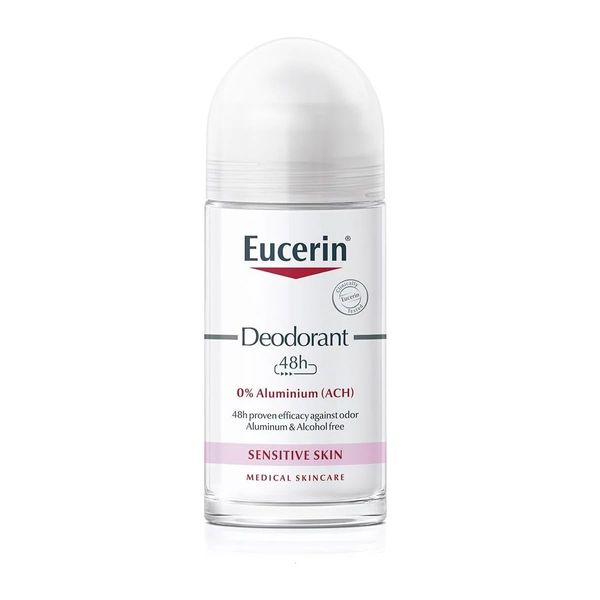 Eucerin Deo Roll-on Empfindliche Haut 0% Aluminium, 1 pcs
