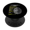 Chiropractor Back Massager Neck Stretcher Chiropractor Brain PopSockets Swappable PopGrip