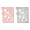 Delphonics Rolburn Memo with Pocket Template Decoration B (Silver)
