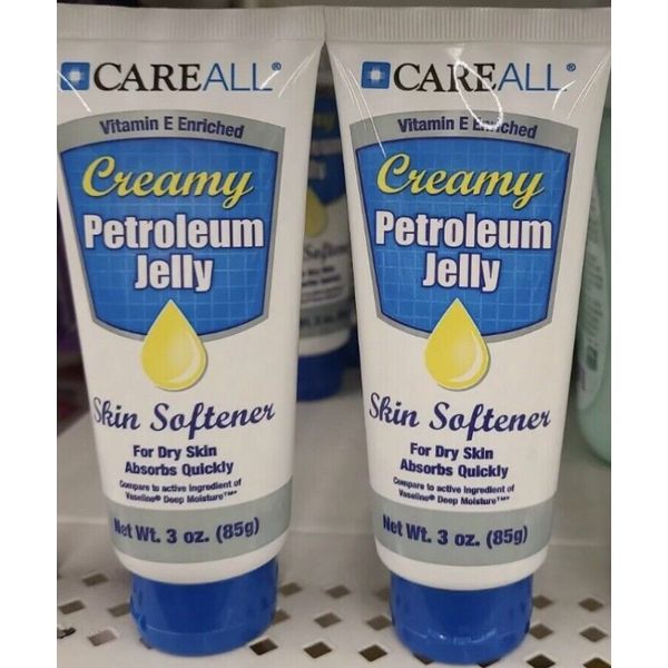 Creamy Petroleum Jelly or Creamy Cocoa Butter, Set of 2, Moisturizing, Hydrating