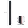 12PCS Professional Nail Files Double Sided Emery Board (100/180 Grit) Washable Nail Files, Fingernail Buffing Files for Home and Salon Use - Black