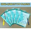 JMS we create smile A4 Translucent Stud Wallet (50 Pcs) Plastic Popper Document Wallets Waterproof, Clear Transparent Folder – Plastic Popper Wallet with Button Closure (Green)