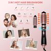 3-in-1 Round Hot Air Spin Brush Set with 2 Brushes (2" & 1.5")