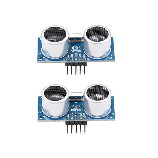 uxcell HY-SRF05 Ultrasonic Module Distance Sensor for DIY Robots (2 Pieces)