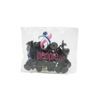 Black PVC Rubber Pin Backs Pack of 50