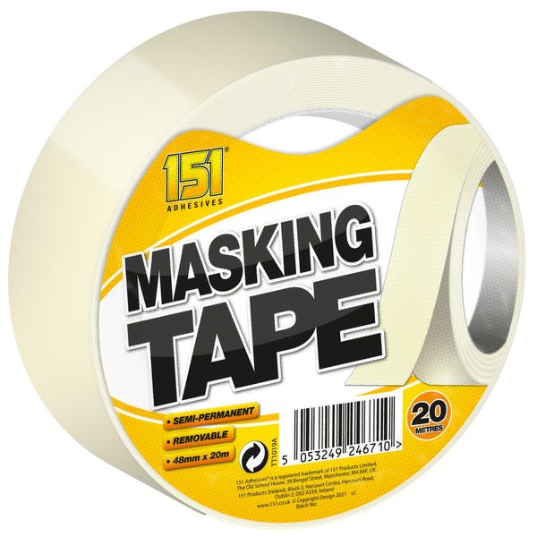 151 Classic Masking Tape 20 Metres X 48mm