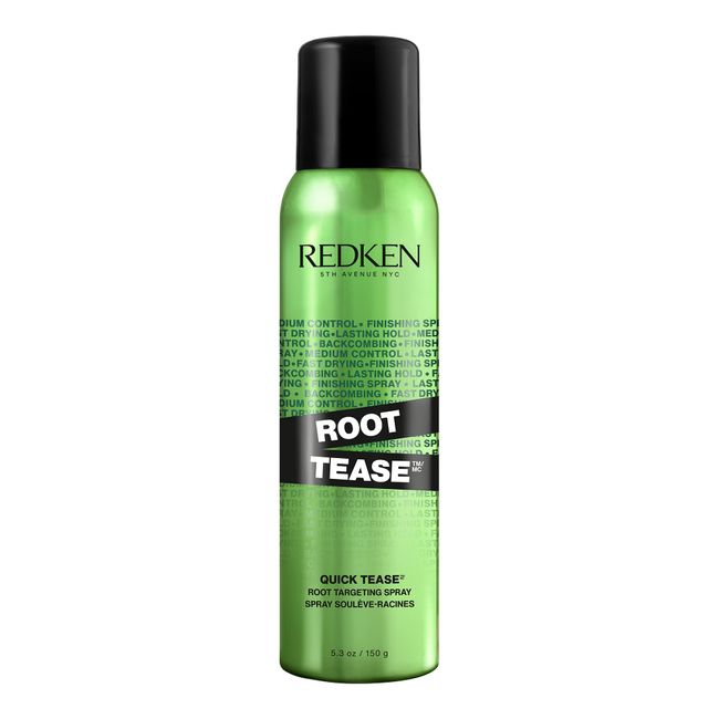 Redken Quick Tease 15 Backcombing Finishing Spray, For All Hair Types, Enhances Texture & Volume, Maximum Control, 5.3 Oz (Packaging may vary)