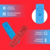 AUFGLO Wii Controller 2 Pack - Wii Remote with Silicone Case and Wrist Strap (red+blue)