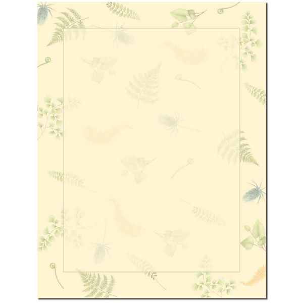 Botanical Letterhead Laser & Inkjet Printer Paper (100 Pack)