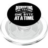 It Security Cyber Security Analyst Cyber Crime Decrypting PopSockets PopGrip for MagSafe
