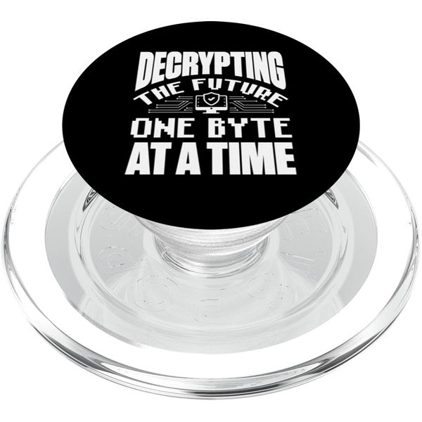 It Security Cyber Security Analyst Cyber Crime Decrypting PopSockets PopGrip for MagSafe