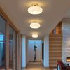 Mid-Century Modern Gold Semi Flush Mount Ceiling Light, Kitchen Ceiling Light Fi