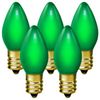 25 C7 Green Ceramic Replacement Bulbs Christmas Party Holiday Wedding 