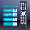 ZWP Replacement Remote Control Compatible for MAX TV Gold 5G, Silver and Silver Plus, for Maxytec 4K UG55 5G Plus Set-Top Boxes