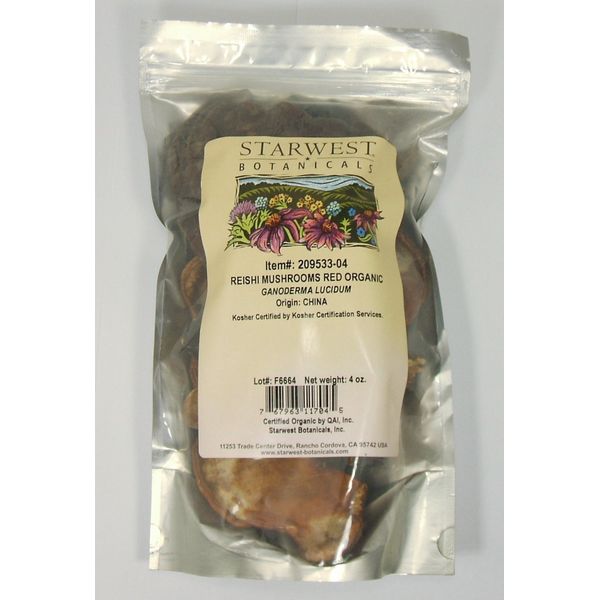 Organic Red Reishi Mushrooms