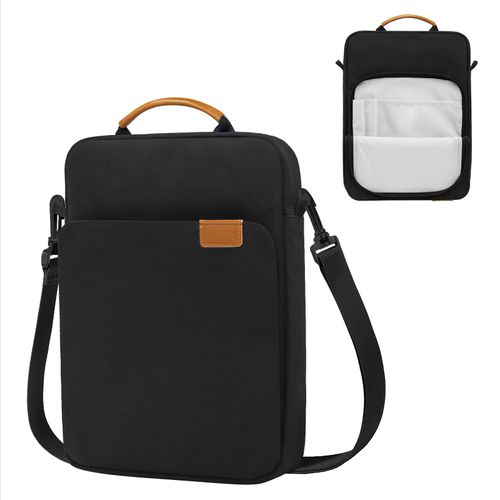 10-11 Inch Tablet Shoulder Bag -Premium Padded Sleeve with Detachable Strap(Modular Compartment, Shockproof Design)