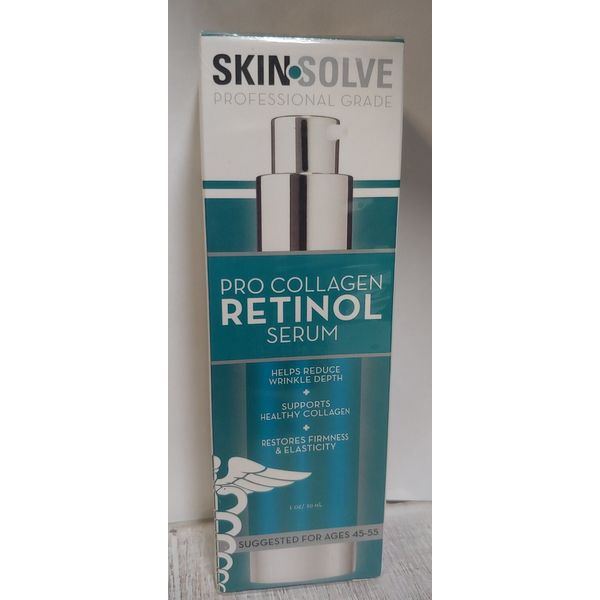 New Skin Solve Pro Collagen Retinol SERUM 1 oz
