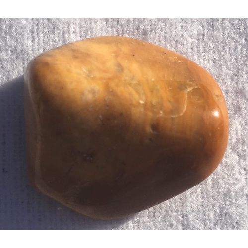 Yellow Jasper Crystal Gemstone Tumbled Stone - 1 Pc
