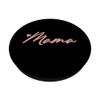 Rose Black Heart Mama PopSockets Standard PopGrip