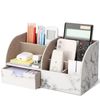 GORESE PU Leather Desk Tidy Organiser(Marble)
