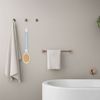 Adjustable Long Handle Shower Brush Dual Side Exfoliating Back Scrubber Massager