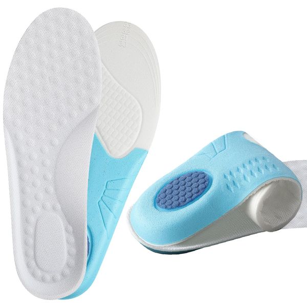 WLLHYF Kids Insoles Memory Foam Sport Shoe Inserts Cropable Replacement Inserts Comfort Children's Arch Support Shock Absorption Cushion (22CM Little kids13-2)