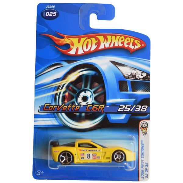 Hot Wheels Corvette C6R - 2006 First Editions 25/38 - Yellow