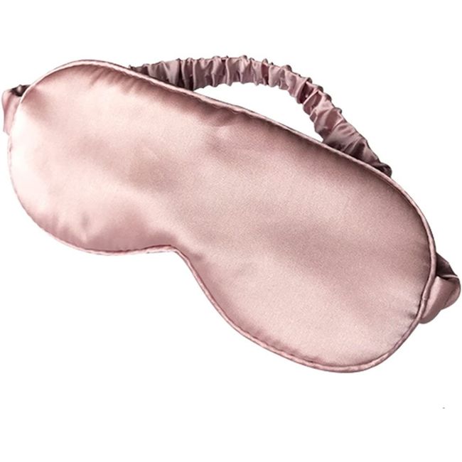 LULUSILK Mulberry Silk Sleep Eye Mask & Blindfold with Elastic Strap/Headband, S