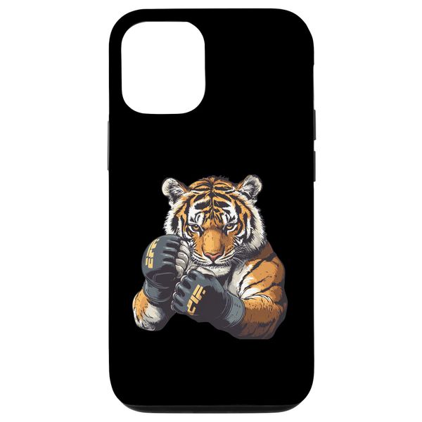 iPhone 14 Tiger With MMA Gloves for MMA Training Case