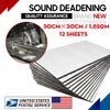 19.6"x11.8" Car Sound Deadener Mat Proofing Thick Insulation Material Noise