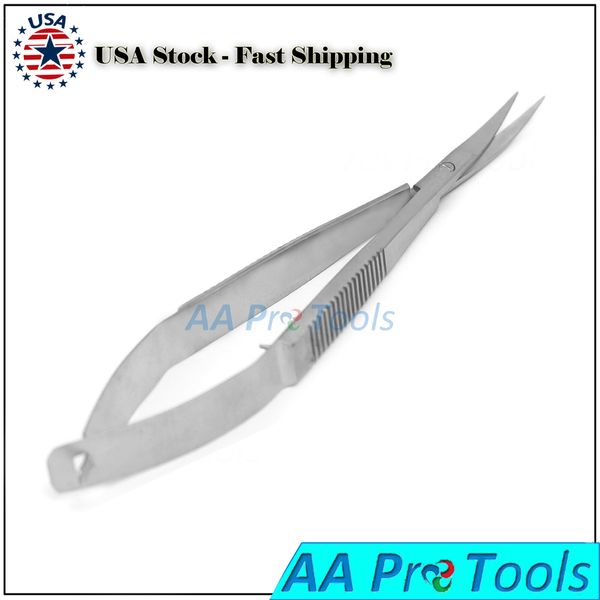 4.5 inch Curved Tweezer Scissors - Sharp, Detail, Eyebrow