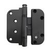 Brixwell 850-8762535 Ultimate 2D Adjustable Hinge Non-Removable Pin Matte Black Finish