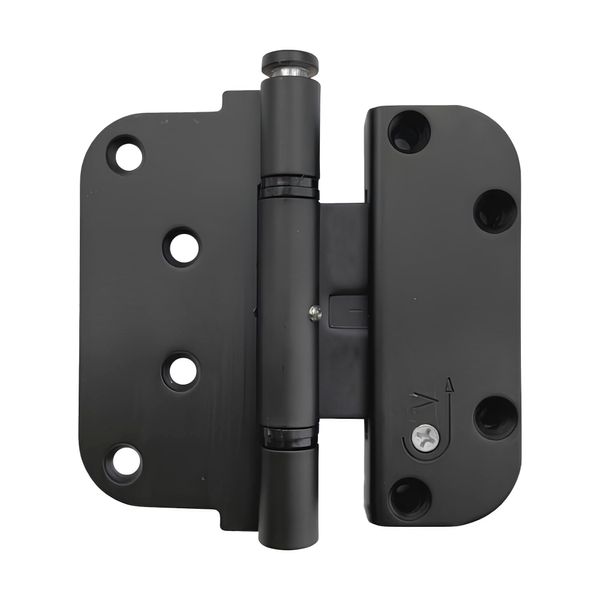 Brixwell 850-8762535 Ultimate 2D Adjustable Hinge Non-Removable Pin Matte Black Finish