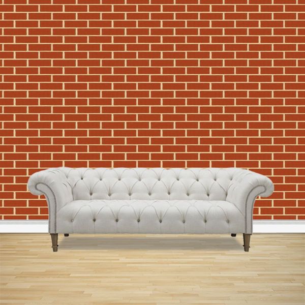 MyTinyWorld Dolls House Miniature New Dark Red Brick Pattern Cladding