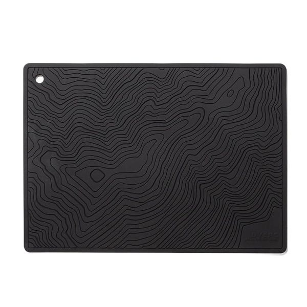 DVERG Doberg Topographic Pot Mat Black